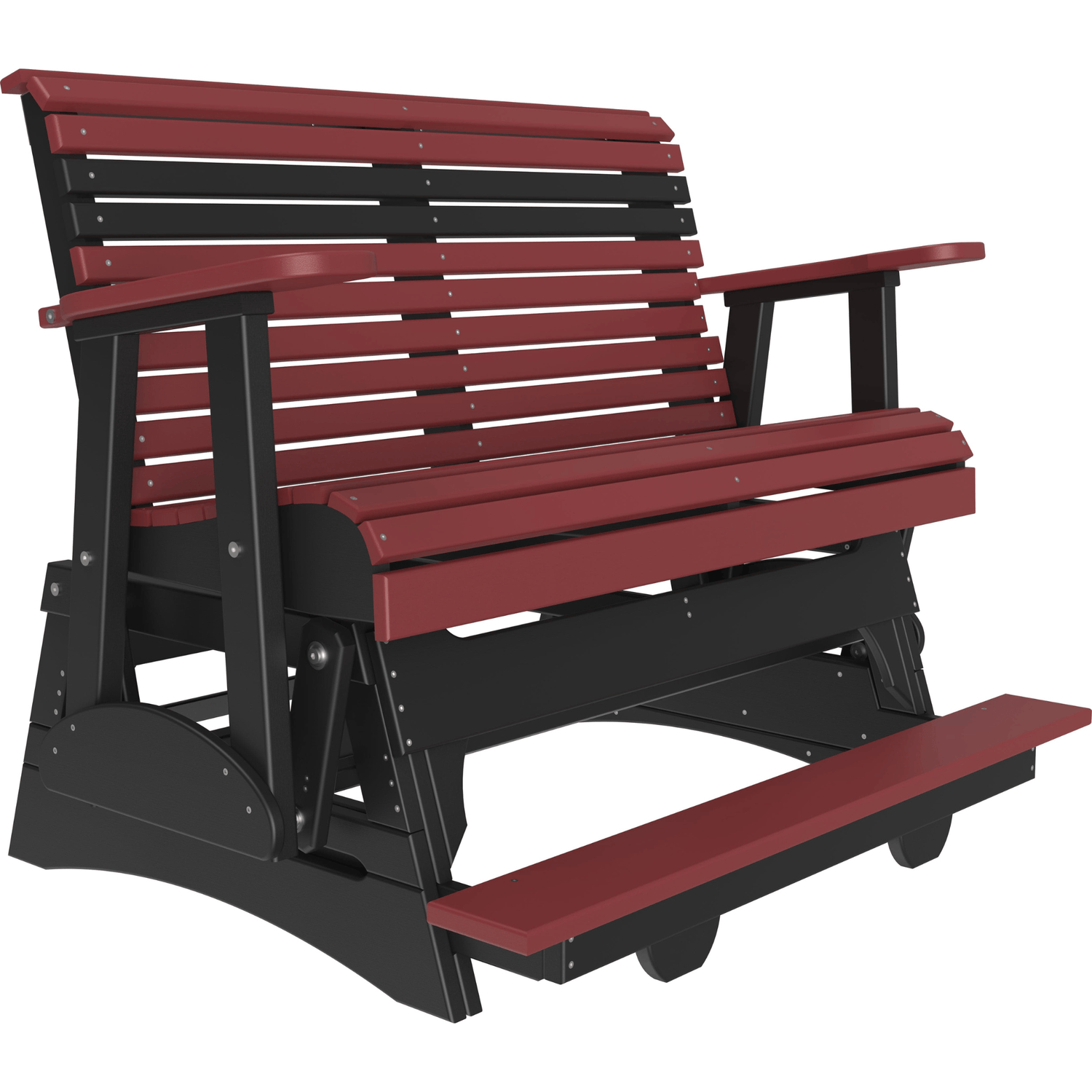 LuxCraft Rollback 4-Foot Poly Composite Balcony Patio Glider