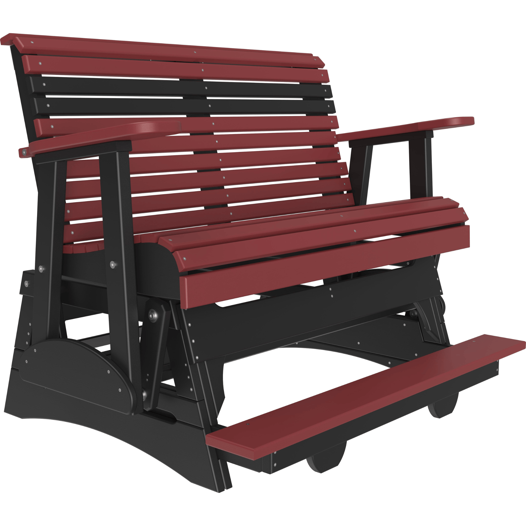 LuxCraft Rollback 4-Foot Poly Composite Balcony Patio Glider