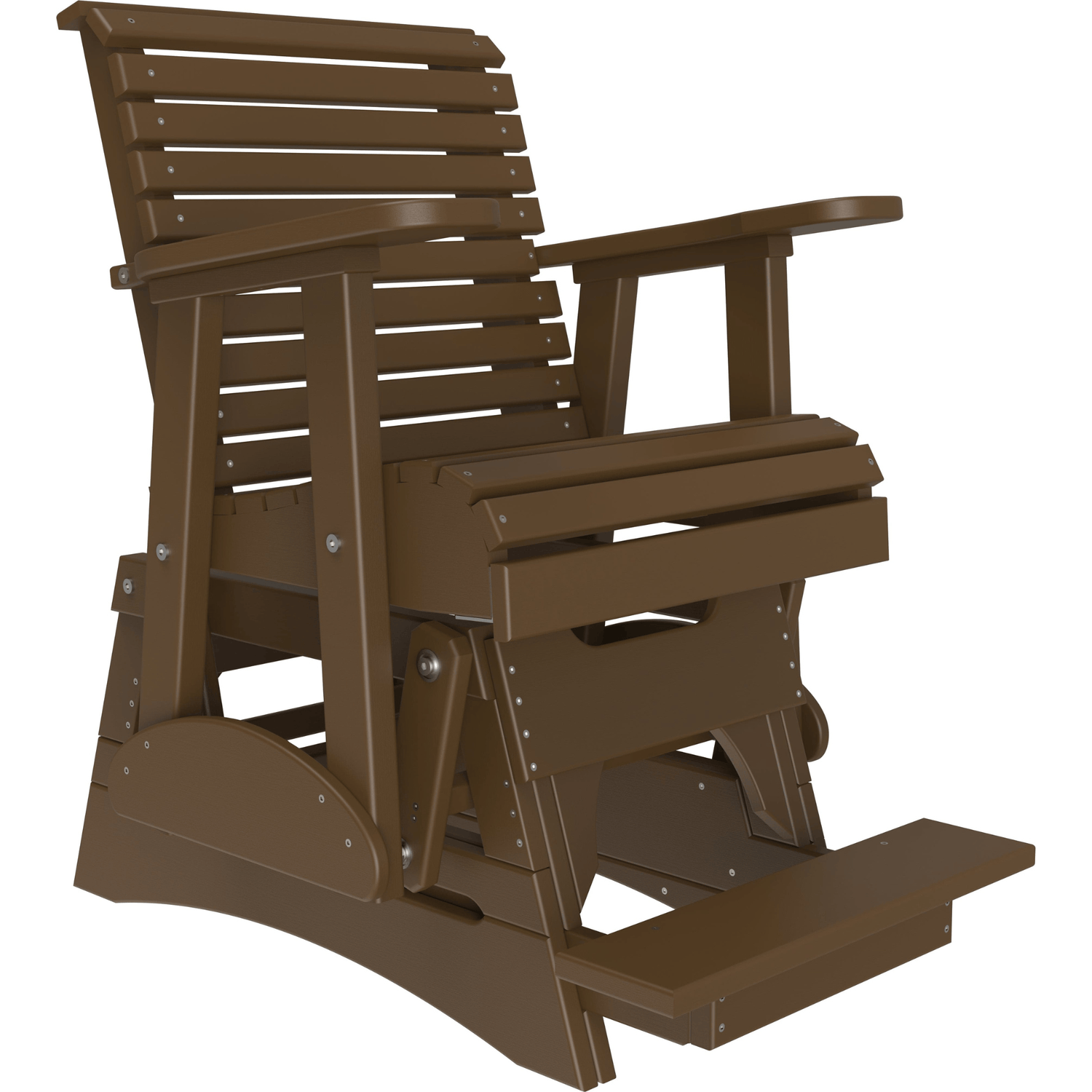 LuxCraft Rollback Poly Composite Balcony Glider Chair