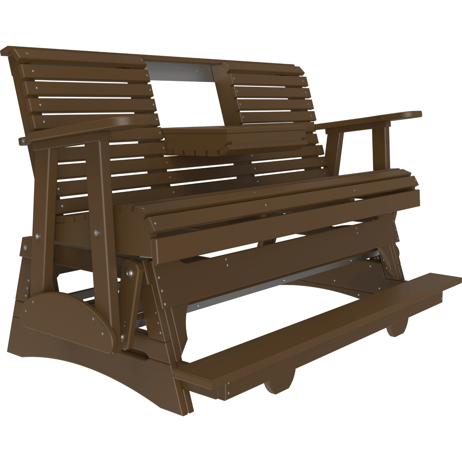 LuxCraft Rollback 5-Foot Poly Composite Balcony Patio Glider