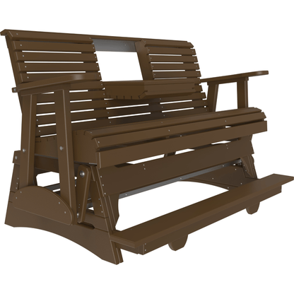 LuxCraft Rollback 5-Foot Poly Composite Balcony Patio Glider