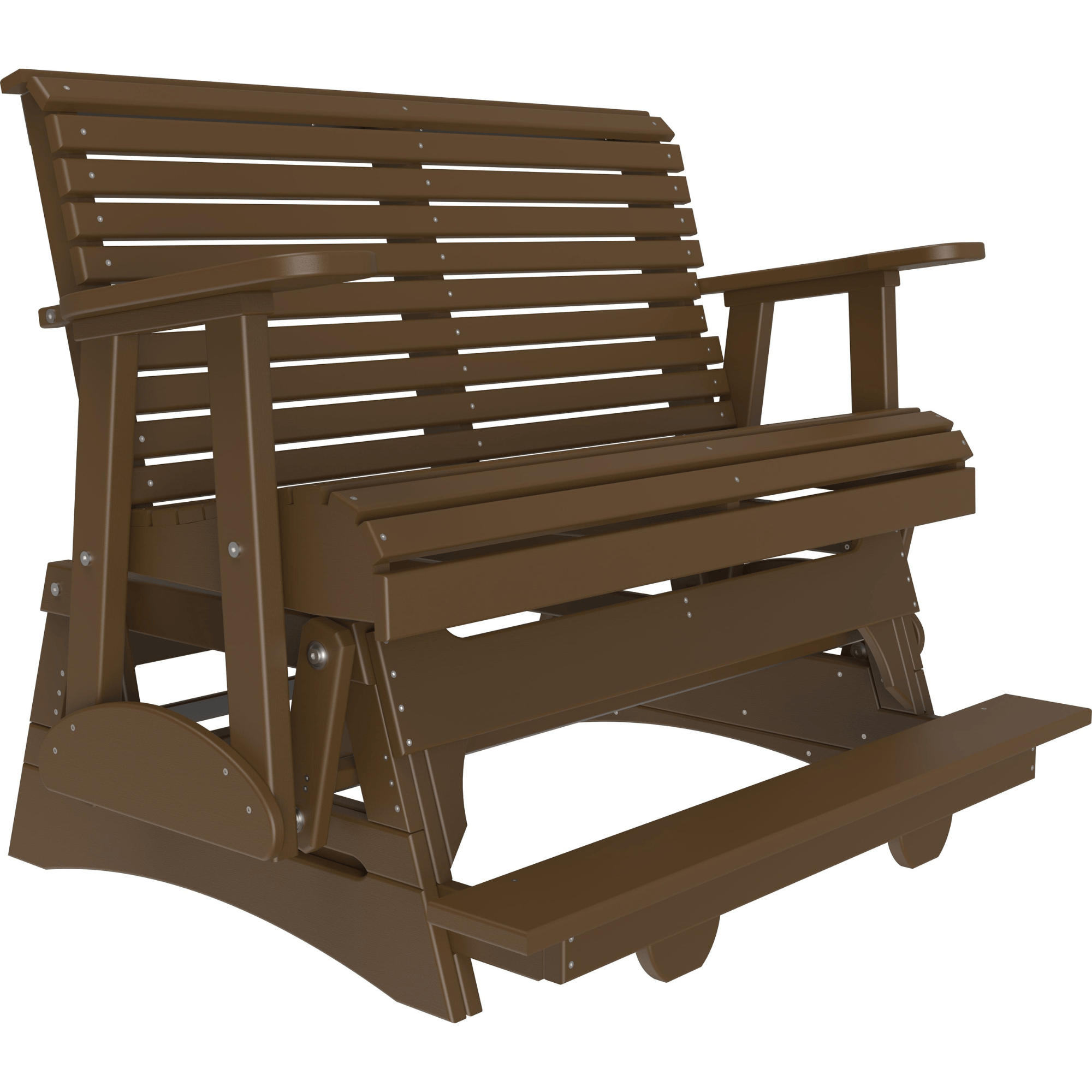 LuxCraft Rollback 4-Foot Poly Composite Balcony Patio Glider