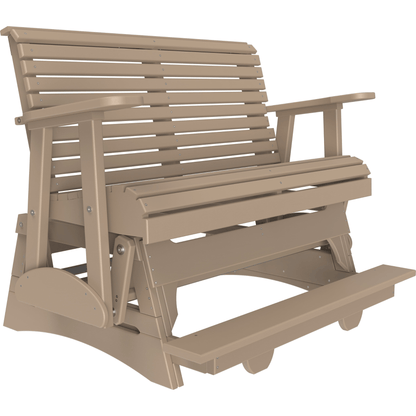LuxCraft Rollback 4-Foot Poly Composite Balcony Patio Glider