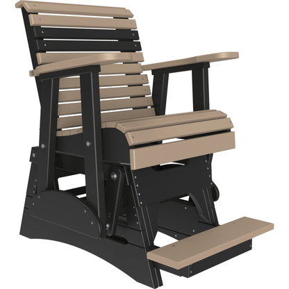 LuxCraft Rollback Poly Composite Balcony Glider Chair