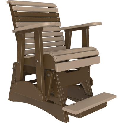 LuxCraft Rollback Poly Composite Balcony Glider Chair