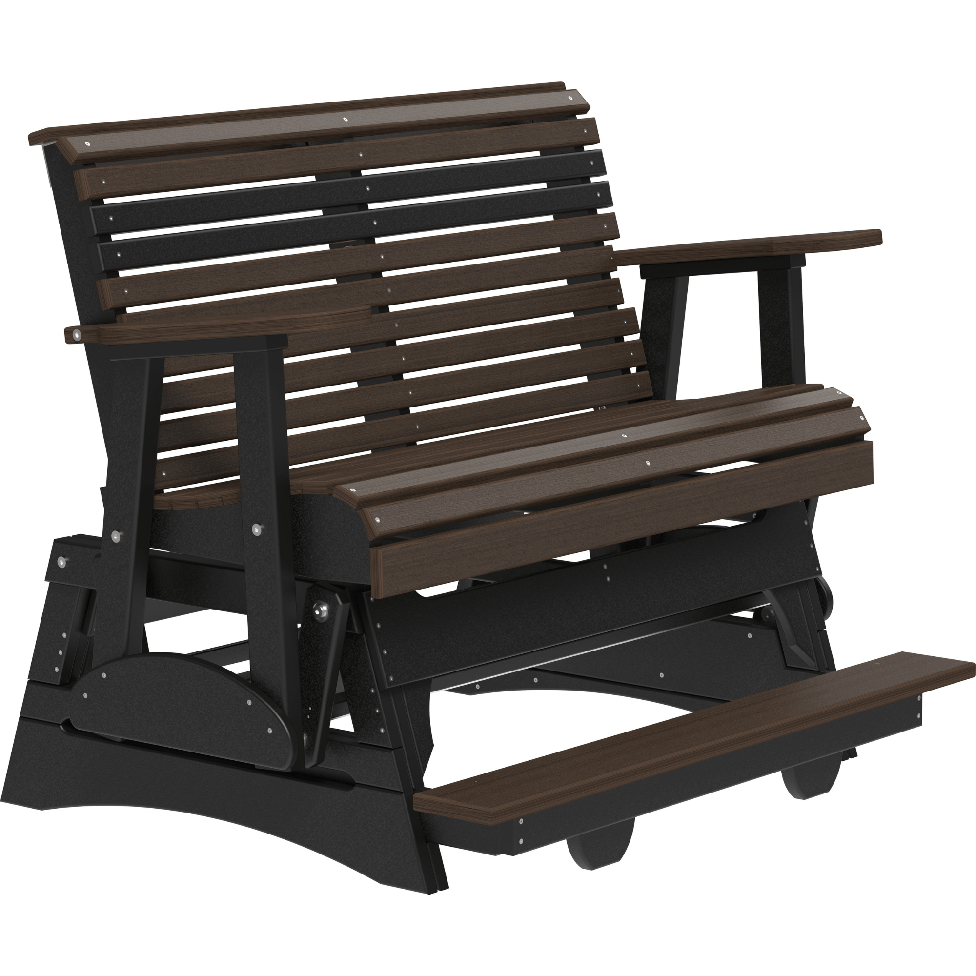 LuxCraft Rollback 4-Foot Poly Composite Balcony Patio Glider