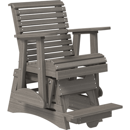 LuxCraft Rollback Poly Composite Balcony Glider Chair