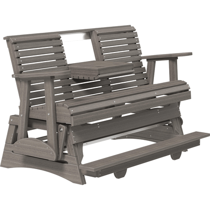 LuxCraft Rollback 5-Foot Poly Composite Balcony Patio Glider