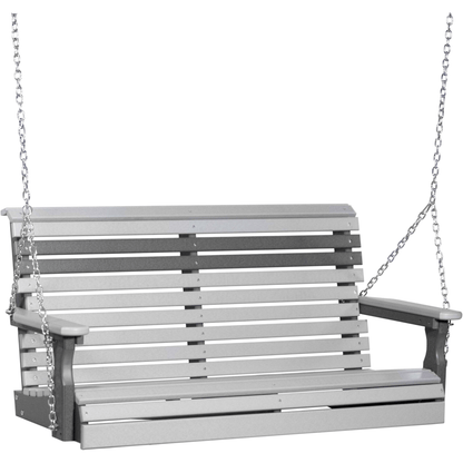 LuxCraft Rollback 4-Foot Poly Composite Porch Swing