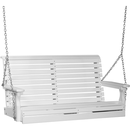 LuxCraft Rollback 4-Foot Poly Composite Porch Swing