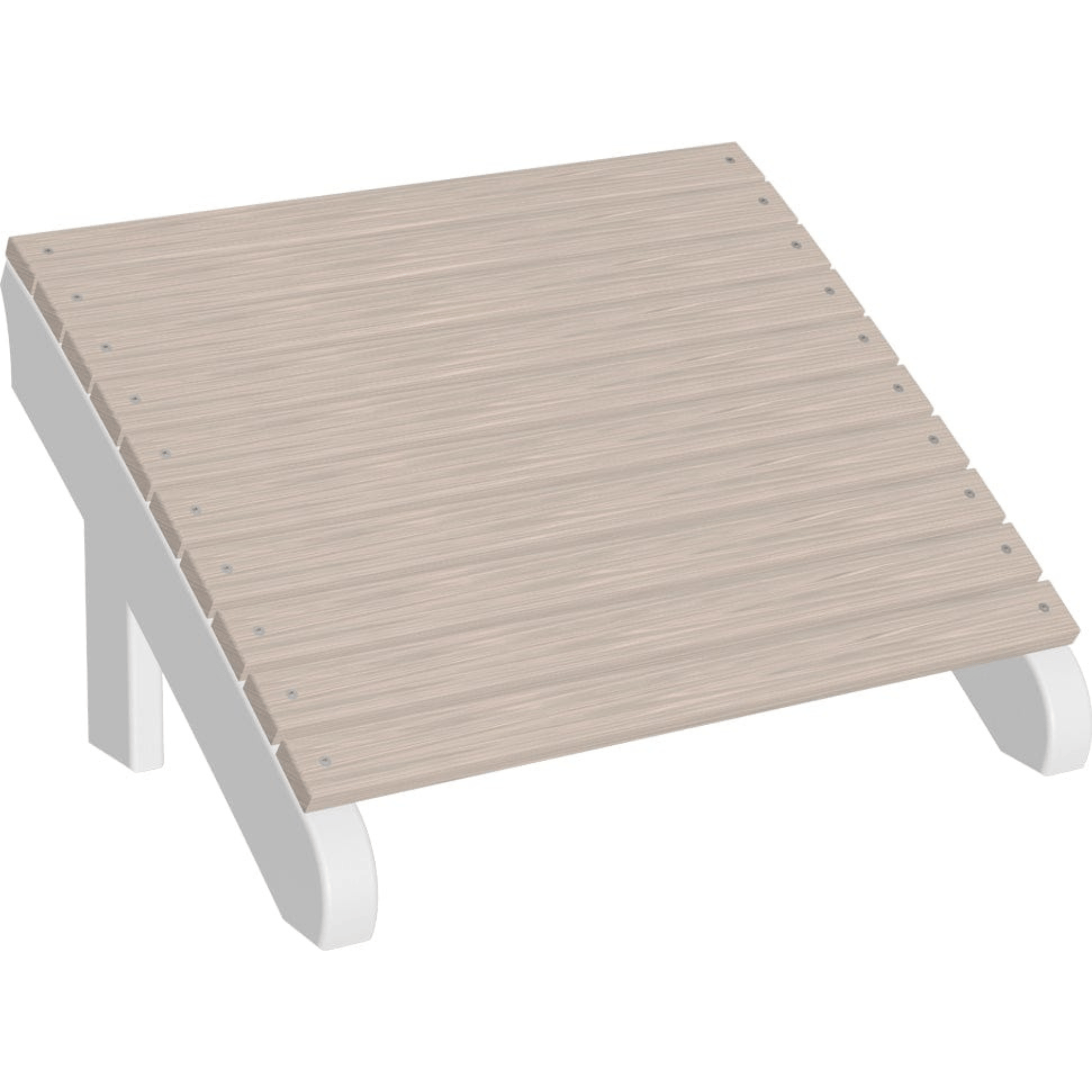 LuxCraft Poly Composite Deluxe Adirondack Footrest
