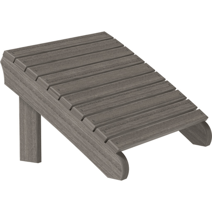 LuxCraft Poly Composite Deluxe Adirondack Footrest