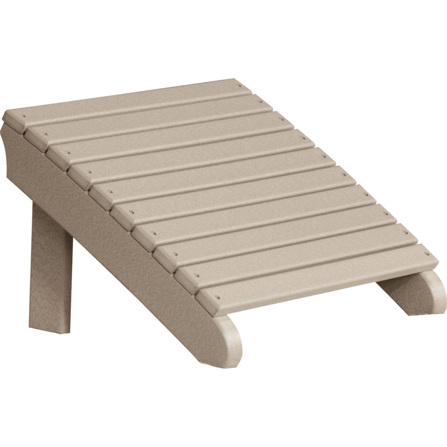 LuxCraft Poly Composite Deluxe Adirondack Footrest