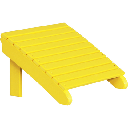 LuxCraft Poly Composite Deluxe Adirondack Footrest