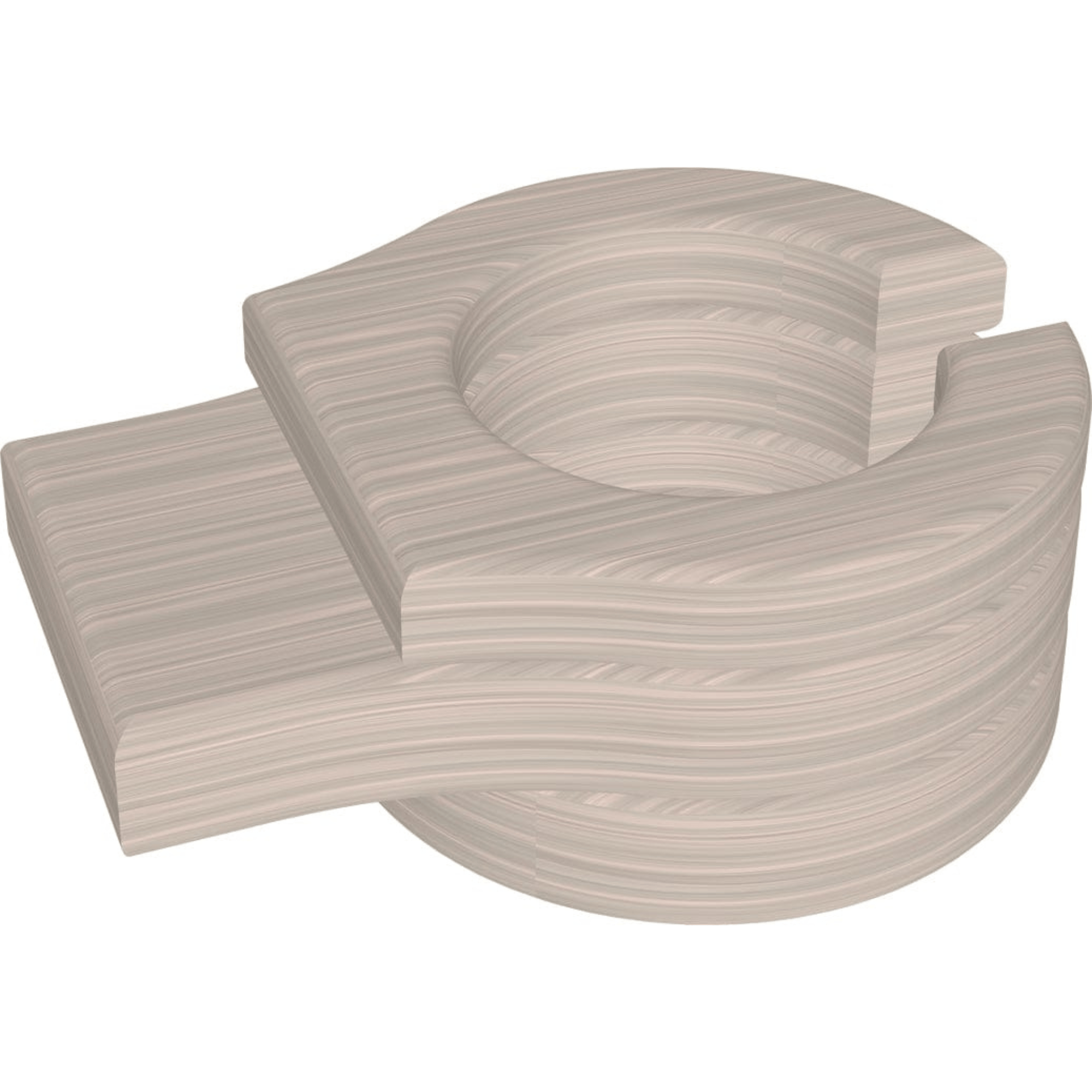 LuxCraft Poly Composite Stationary Cup Holder