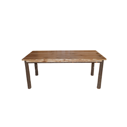 Keystone Amish Co. Hickory Rustic Wood Dining Table