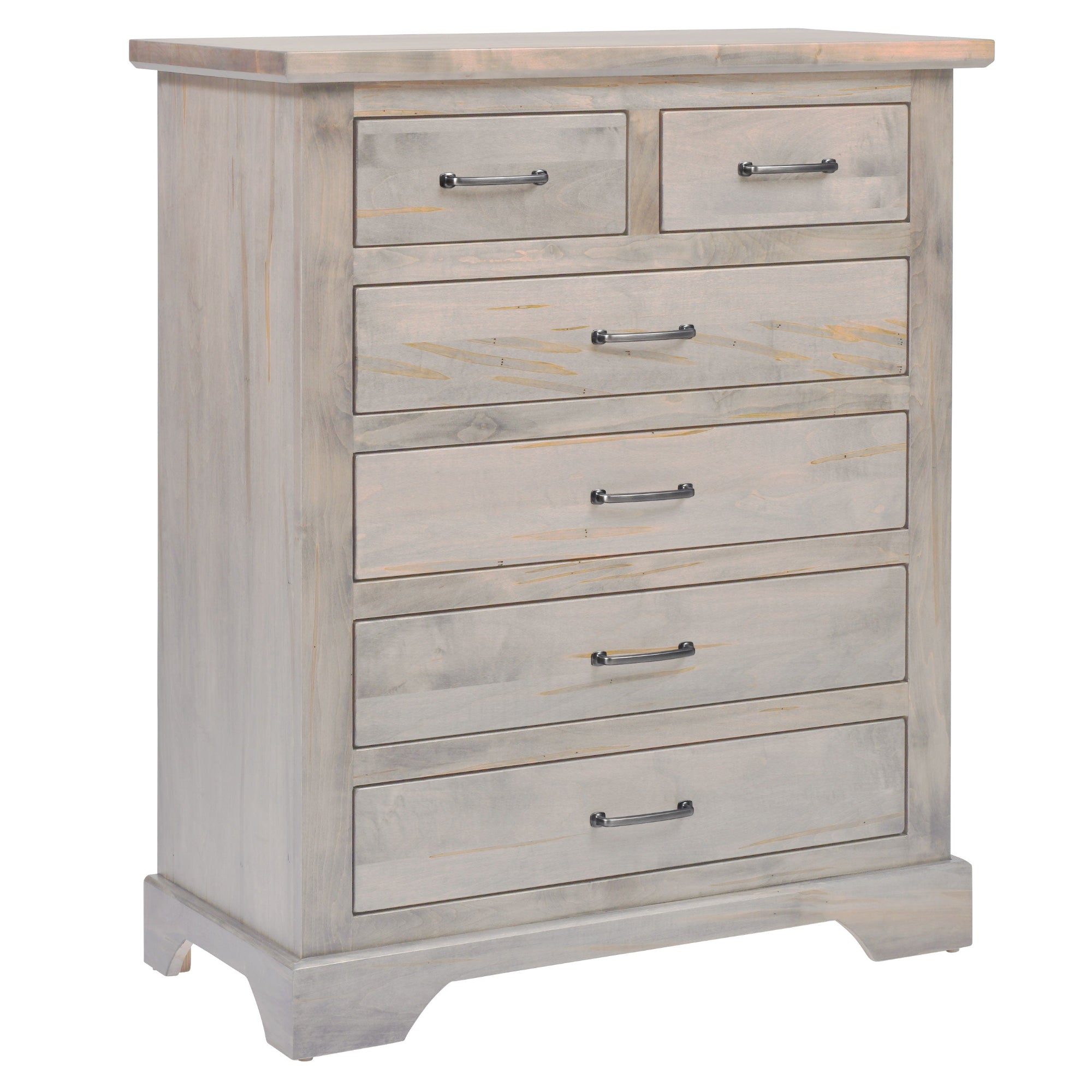 High Bank Woodworks Pendleton 6-Drawer Maple Chest