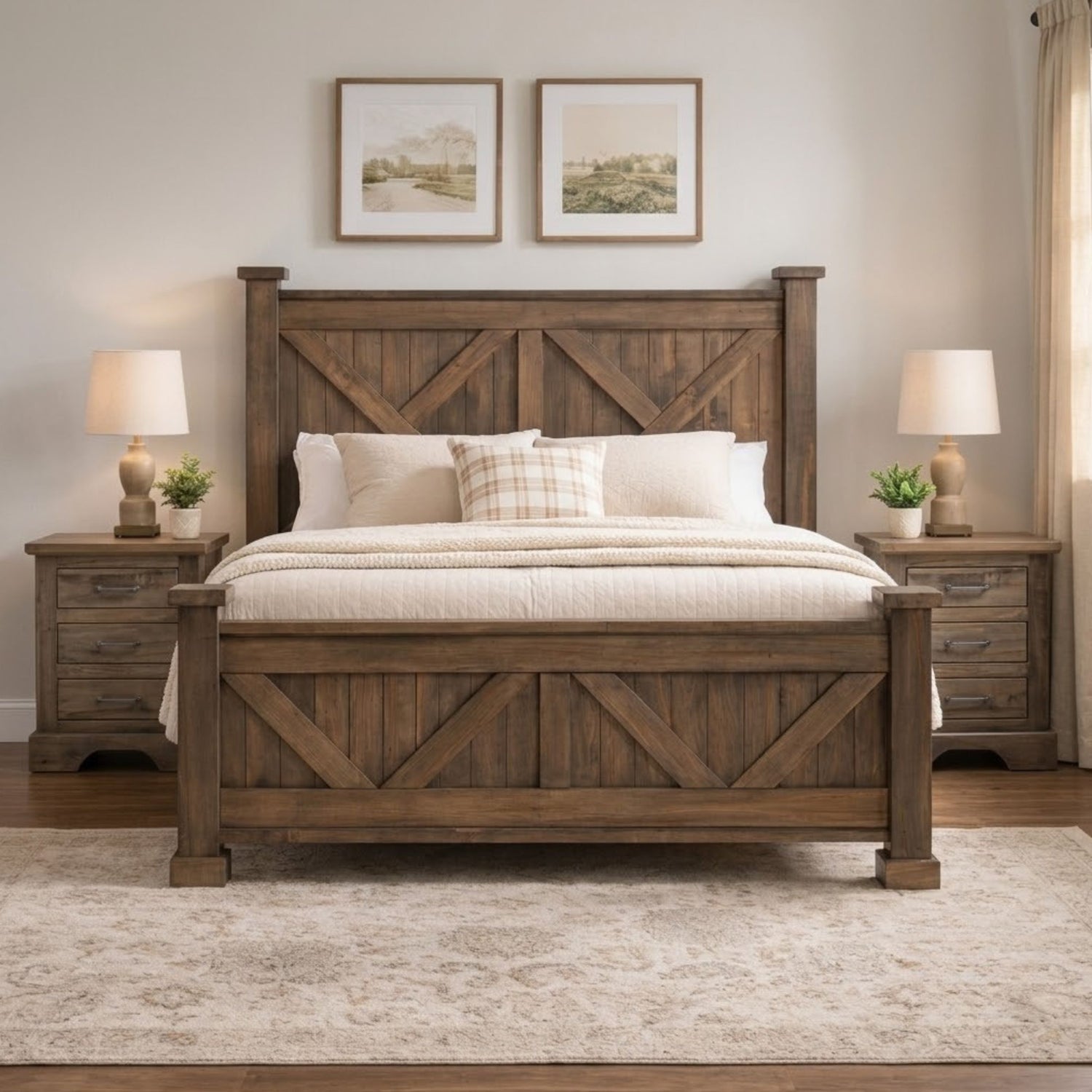 High Bank Woodworks Pendleton 3-Piece Maple Bedroom Set