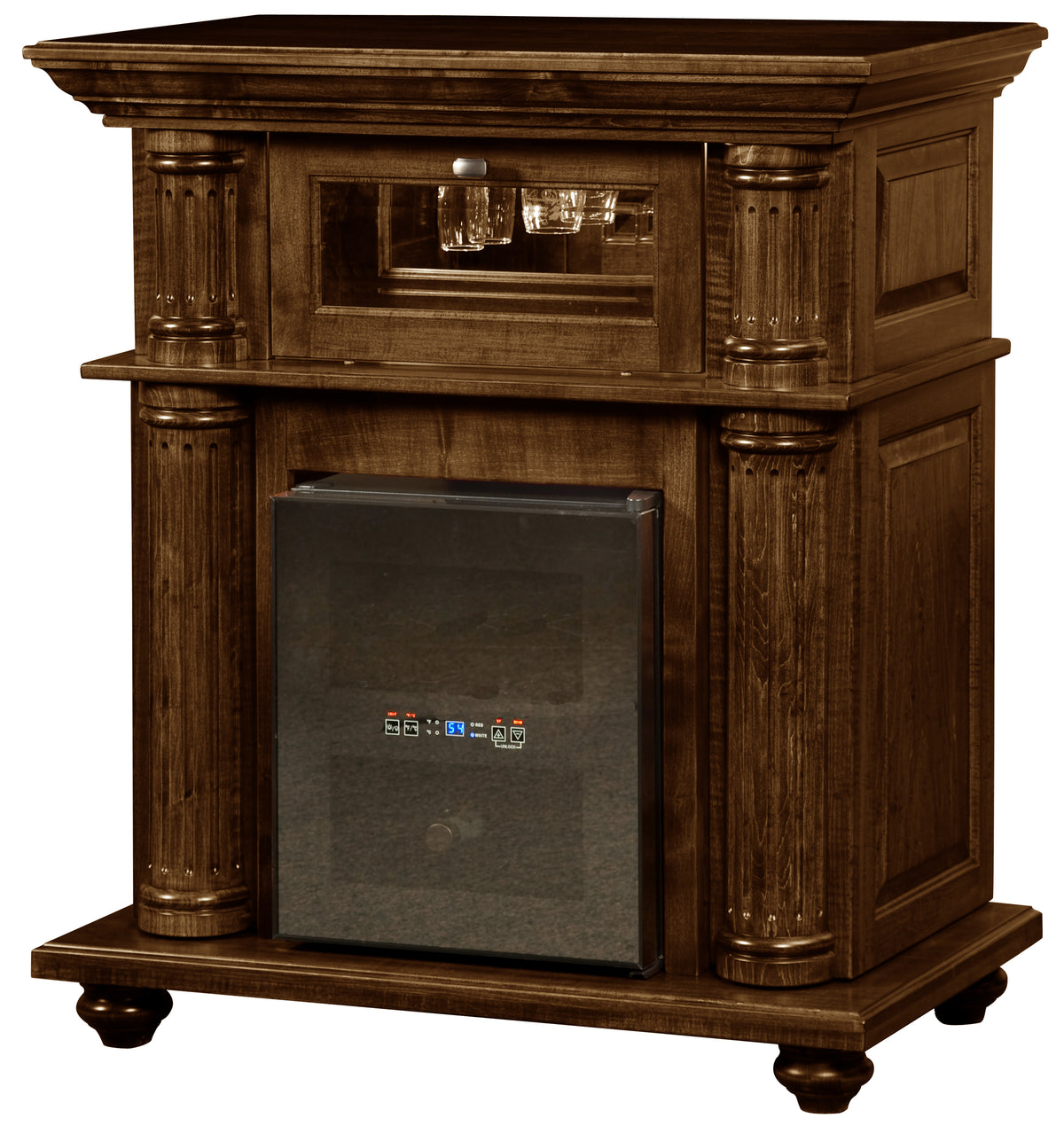 Kingsley Wine Cabinet in Asbury Stain