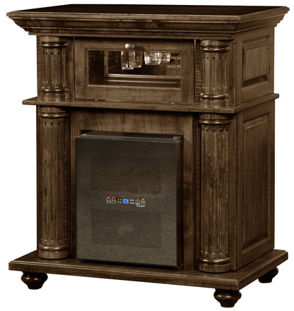 Kingsley Wine Cabinet in Charwood Stain