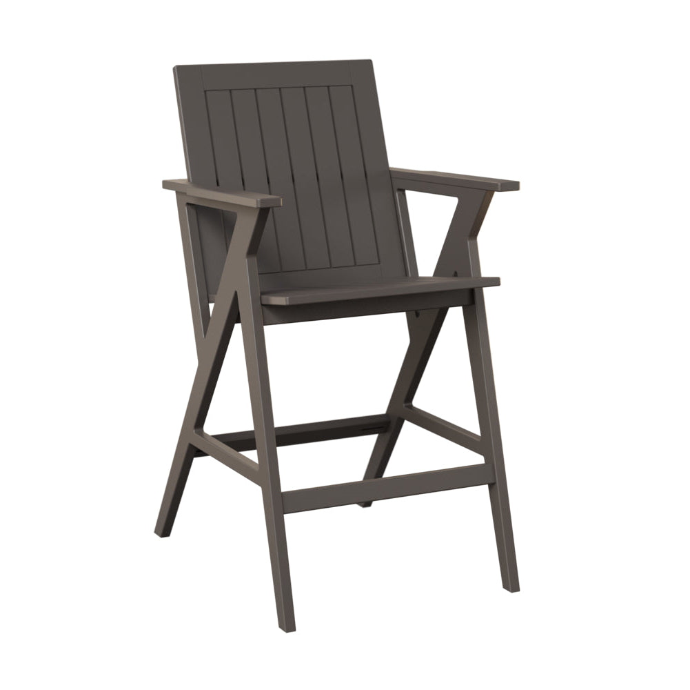Berlin Gardens Kinsley Poly Lumber Outdoor Bar Arm Chair