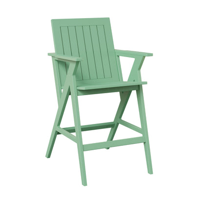 Berlin Gardens Kinsley Poly Lumber Outdoor Bar Arm Chair