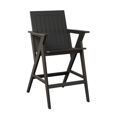 Berlin Gardens Kinsley Poly Lumber Outdoor Bar Arm Chair