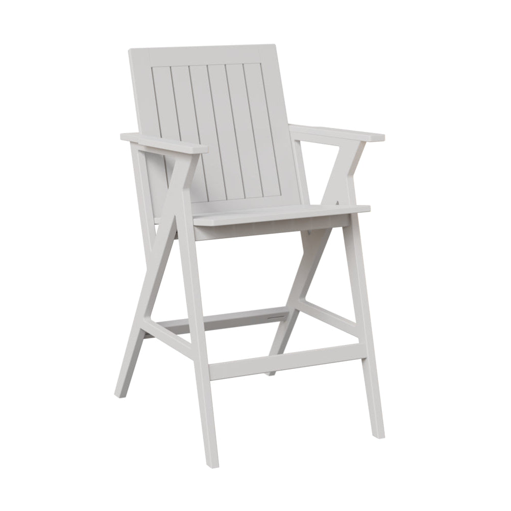 Berlin Gardens Kinsley Poly Lumber Outdoor Bar Arm Chair