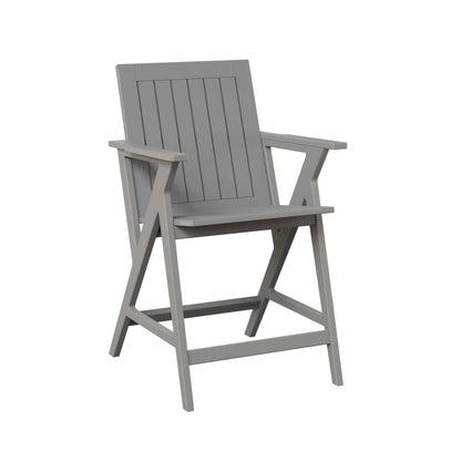Berlin Gardens Kinsley Outdoor Poly Lumber Counter Arm Chair