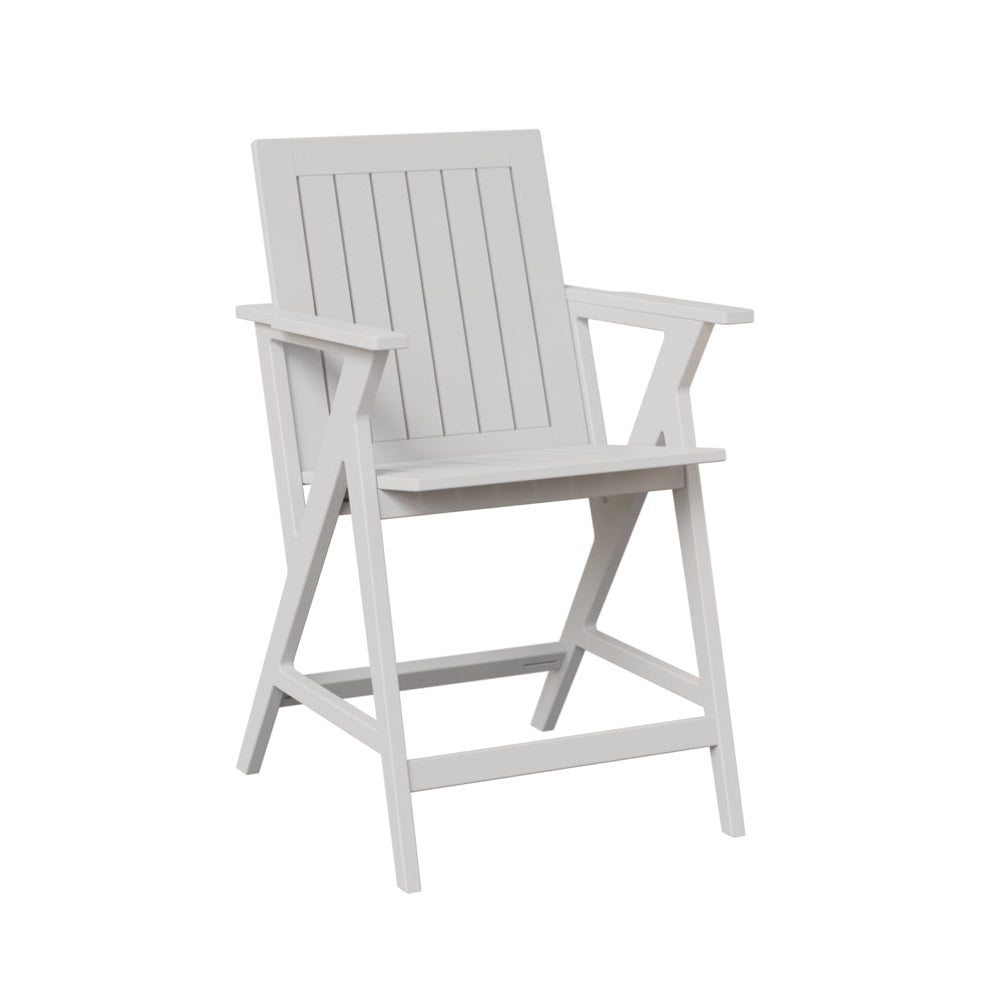 Berlin Gardens Kinsley Outdoor Poly Lumber Counter Arm Chair