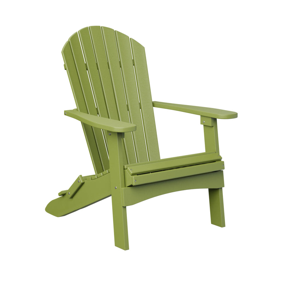 Berlin Gardens Comfo Back Poly Lumber Folding Adirondack Chair