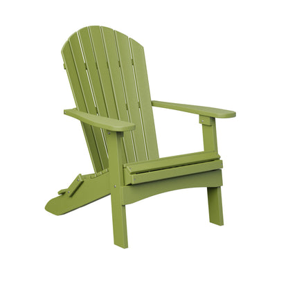 Berlin Gardens Comfo Back Poly Lumber Folding Adirondack Chair