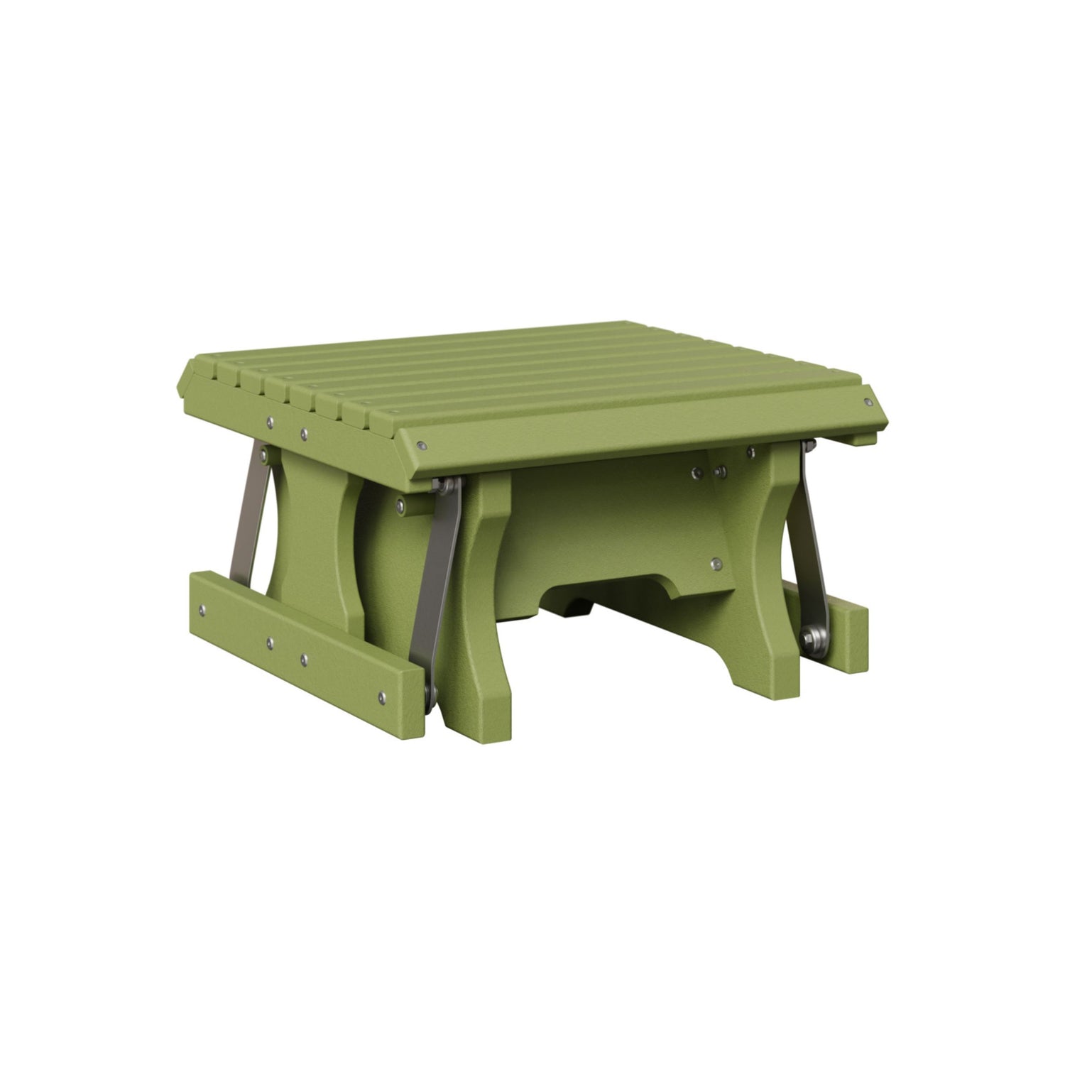 Berlin Gardens Outdoor Poly Lumber Gliding Footstool