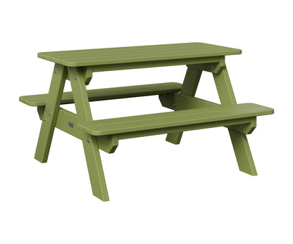 Berlin Gardens Kids Poly Lumber Rectangular Picnic Table
