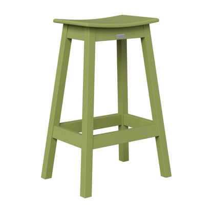 Berlin Gardens Outdoor Saddle Poly Lumber Bar Stool