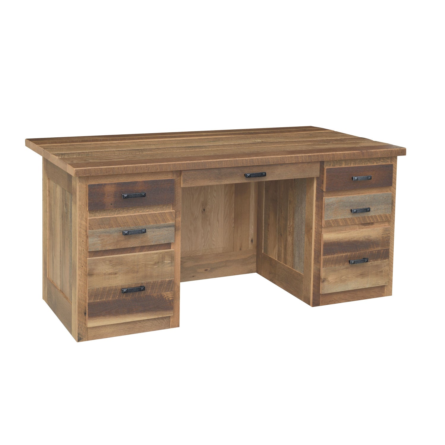 Legacy Estate Roscoe Reclaimed Barnwood Kneehole Desk