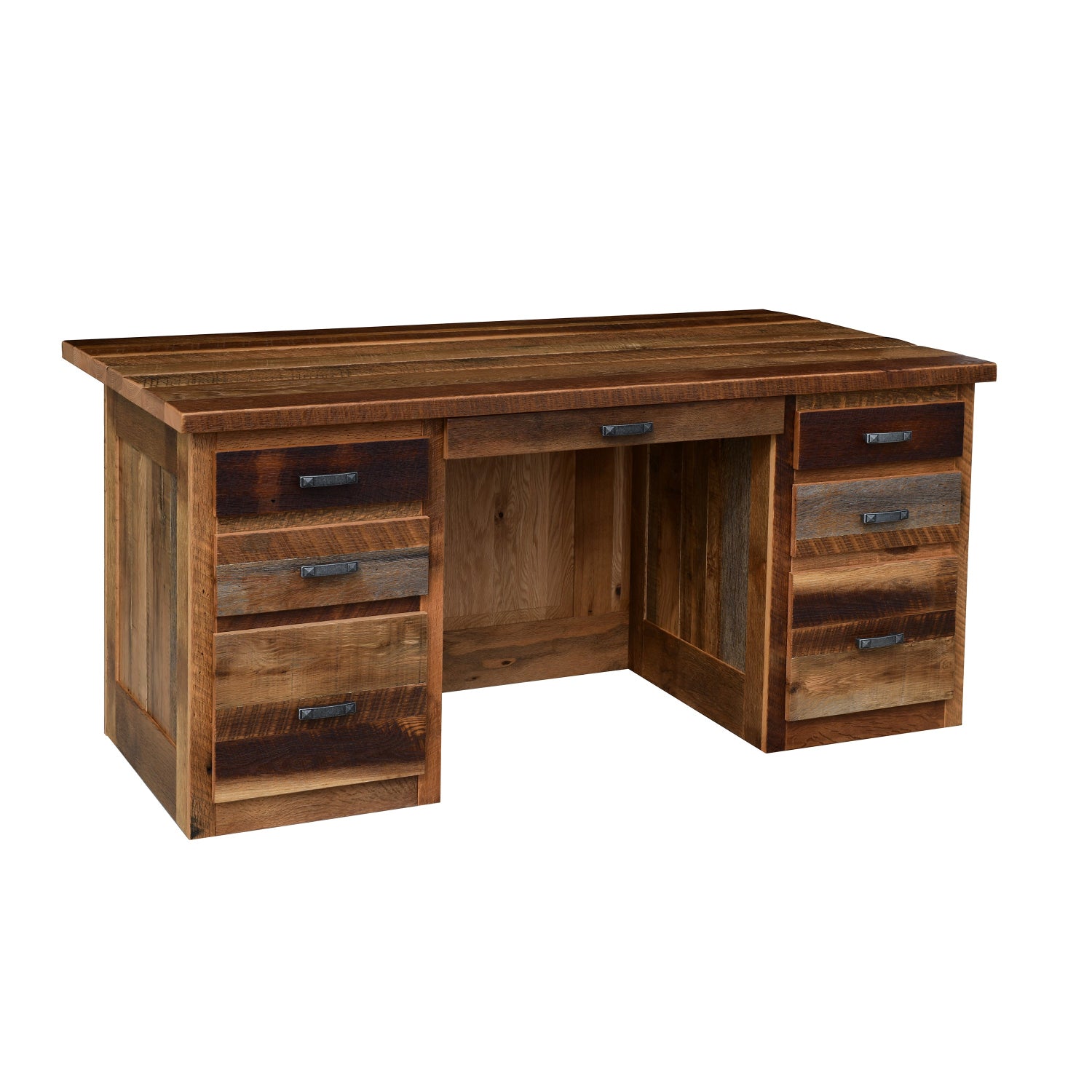 Legacy Estate Roscoe Reclaimed Barnwood Kneehole Desk