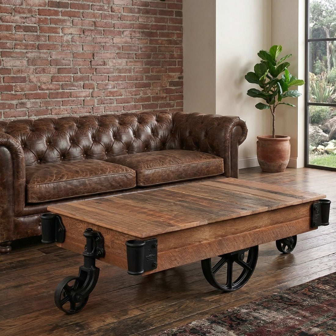 Legacy Estate Roscoe Reclaimed Barnwood Coffee Table