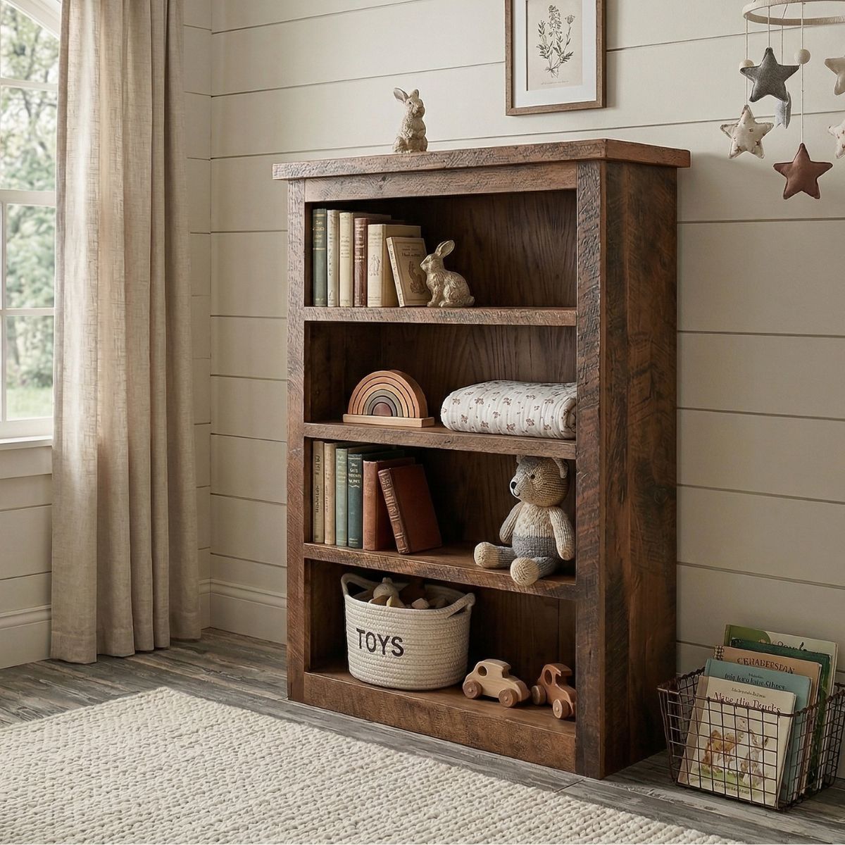Legacy Estate Sutton Reclaimed Barnwood Bookshelf