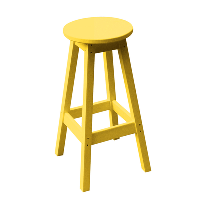 Keystone Amish Co. Round Poly Outdoor Bar Stool
