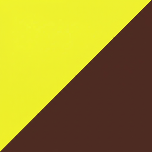 Lemon Yellow on Tudor Brown