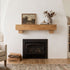 Hoosier Timbercraft Fenwick Brown Maple Fireplace Mantel Shelf in Granola Stain