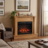 Silverton Wall Fireplace in Granola Stain