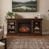 Hartwell Fireplace Entertainment Center in Charwood Stain