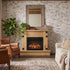 Summit Fireplace in Granola Stain