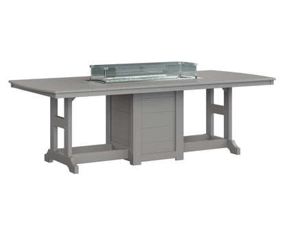 Berlin Gardens Garden Classic Fire Pit Poly Lumber Dining Table
