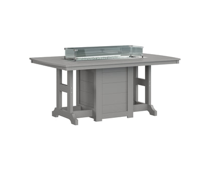 Berlin Gardens Garden Classic Fire Pit Poly Lumber Dining Table