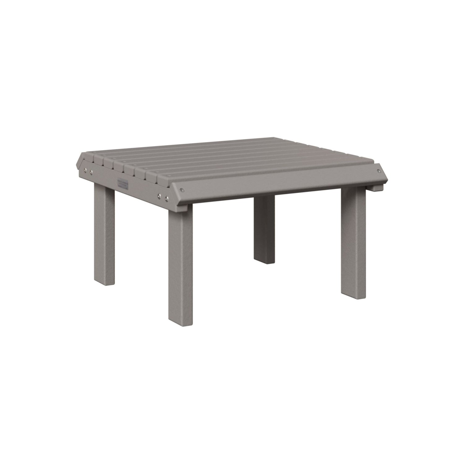 Berlin Gardens Outdoor Poly Lumber Stationary Footstool