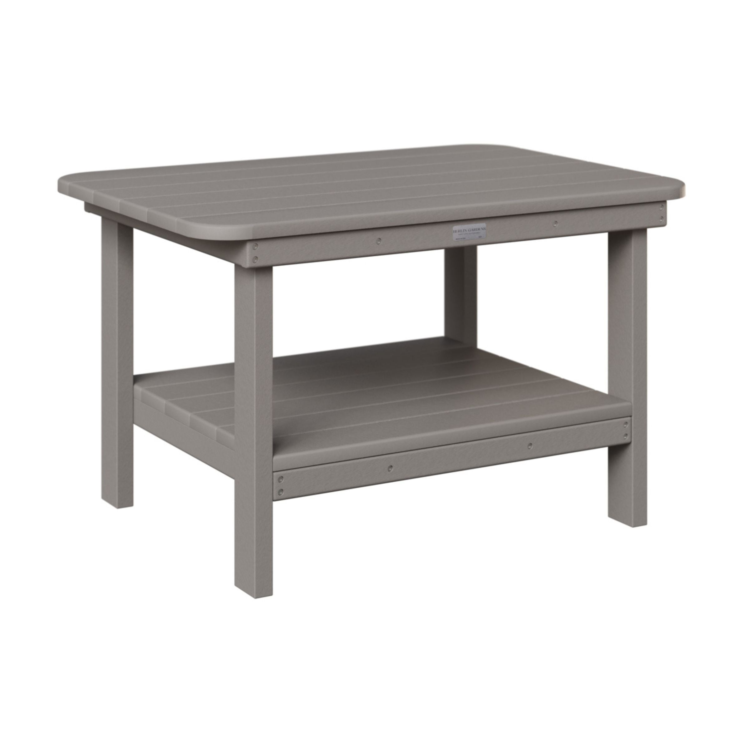 Berlin Gardens Outdoor Poly Lumber Rectangle Coffee Table