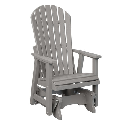 Berlin Gardens Comfo Back Poly Lumber Single Glider